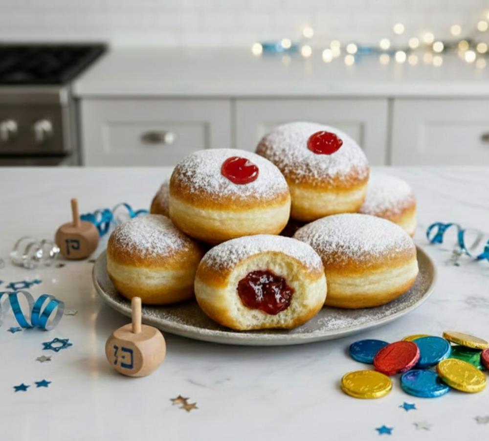 Классические суфганиет с джемом