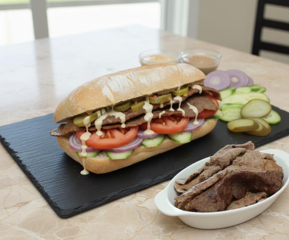 Ароматный донер-кебаб по-домашнему