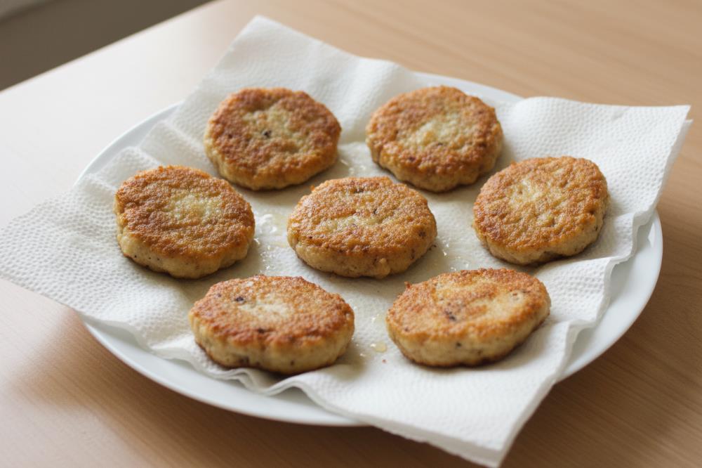 Выложить на тарелку с бумажным полотенцем