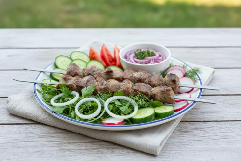 Шашлык из баранины на мангале