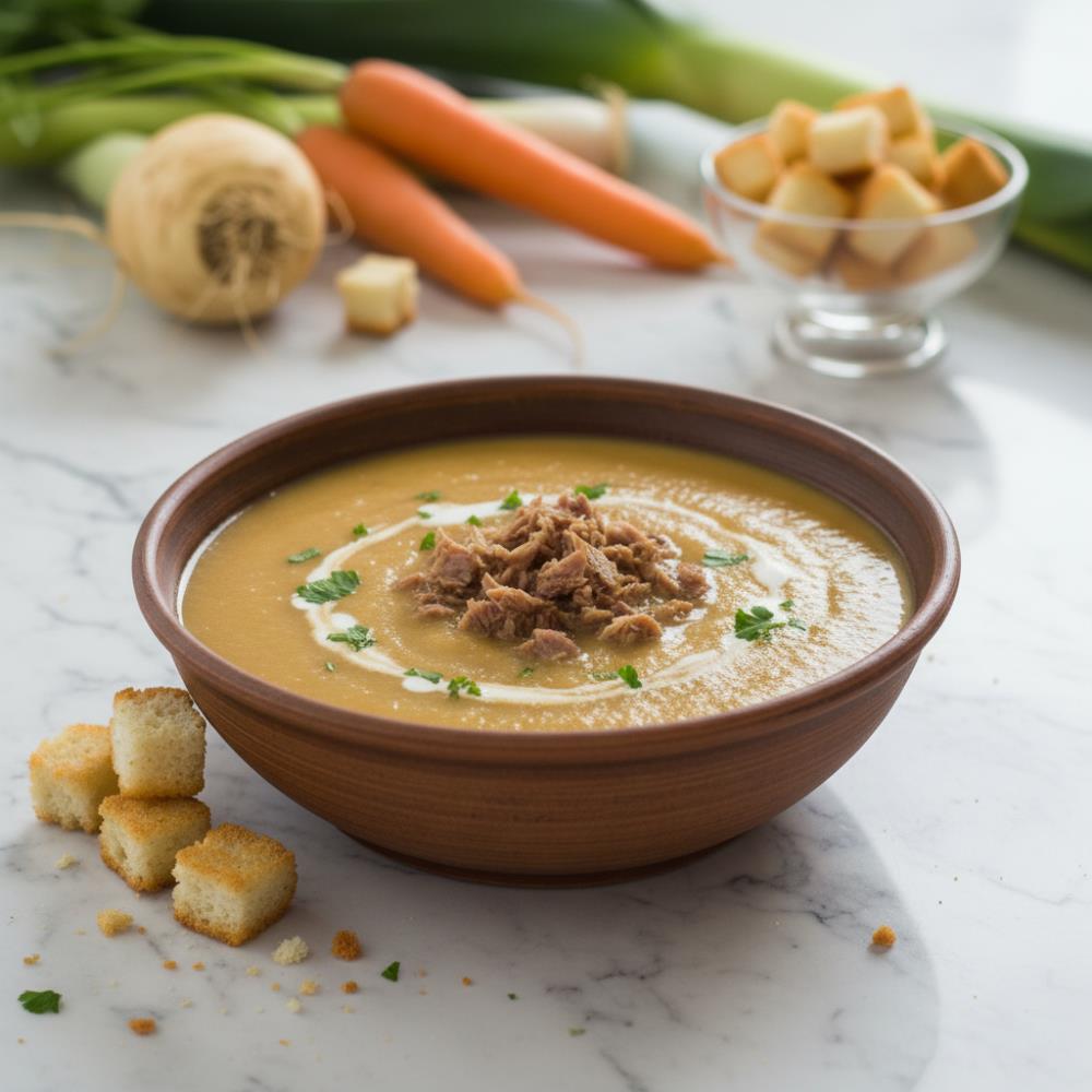 Суп-пюре из фазана