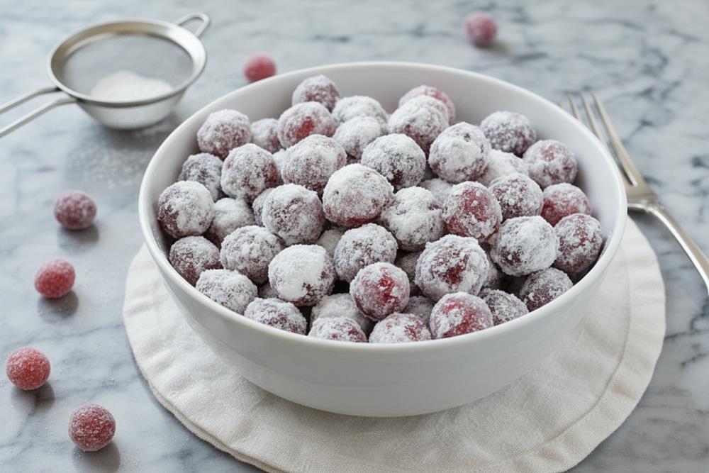 Клюква в сахарной глазури