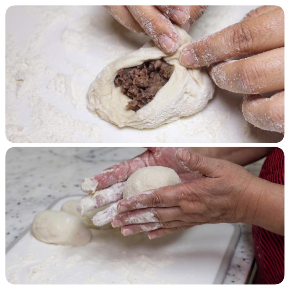 Лепка пирожков