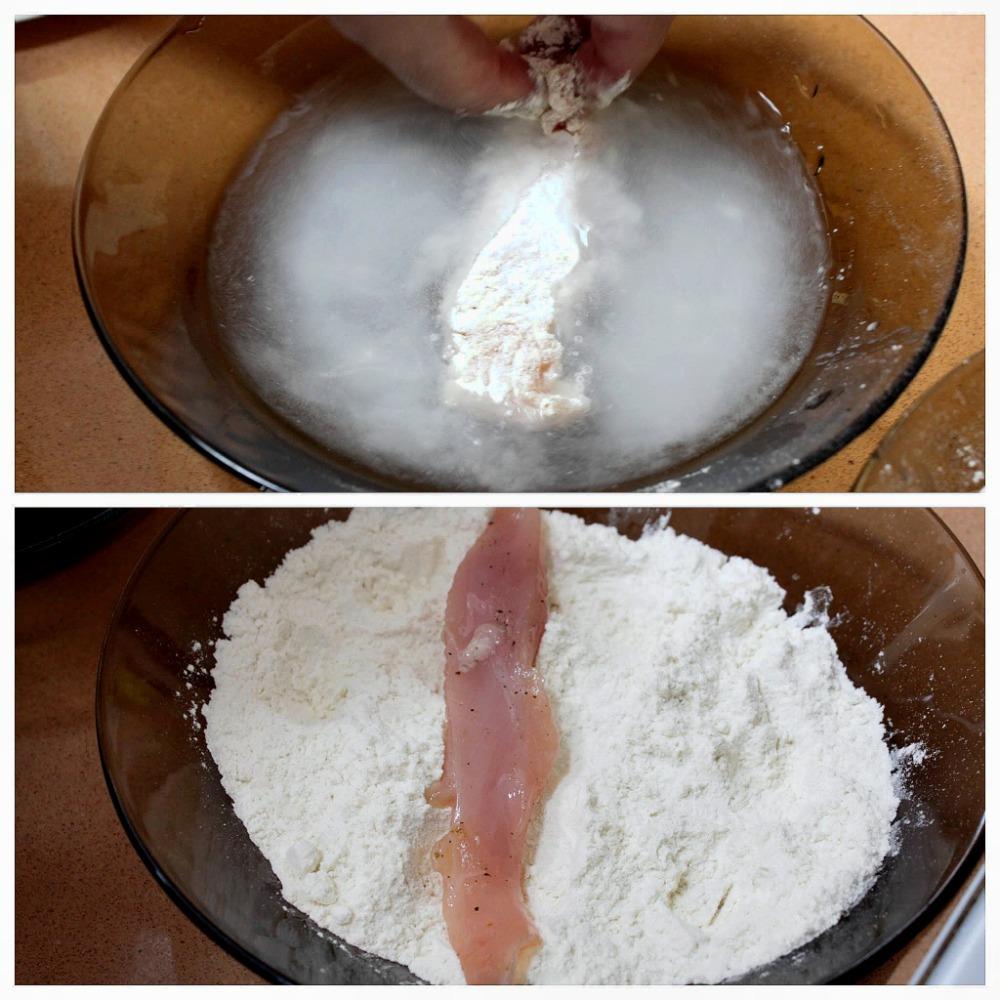Процесс панировки