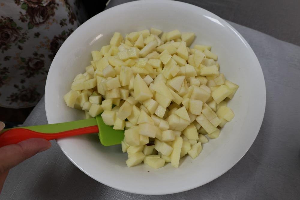 Подготовка яблок