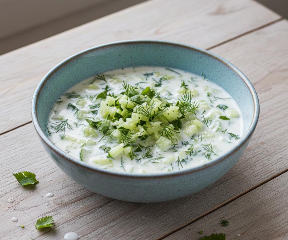 Каша огуречная холодная