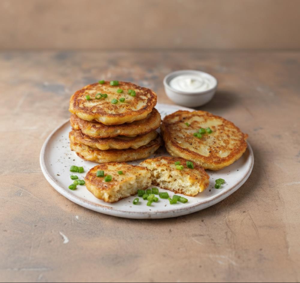 Картофельные латкес на дрожжах