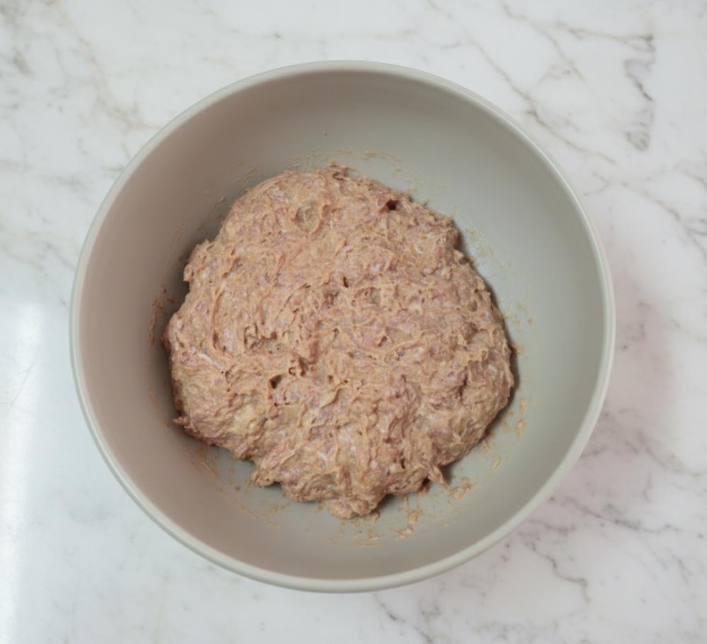 Фарш перебить в блендере