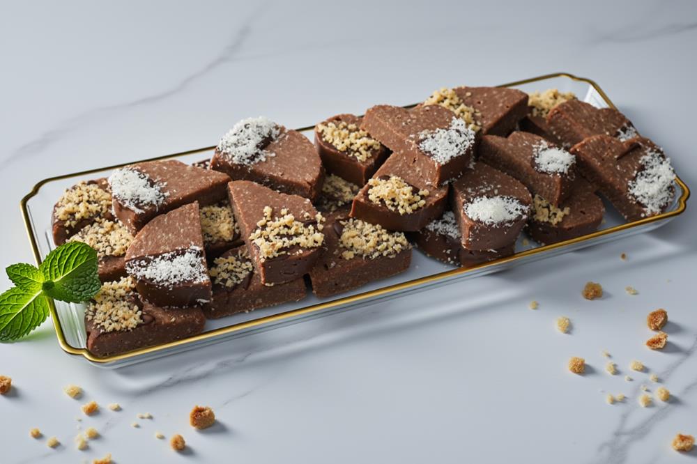 Шоколадные трюфельные дольки на Песах