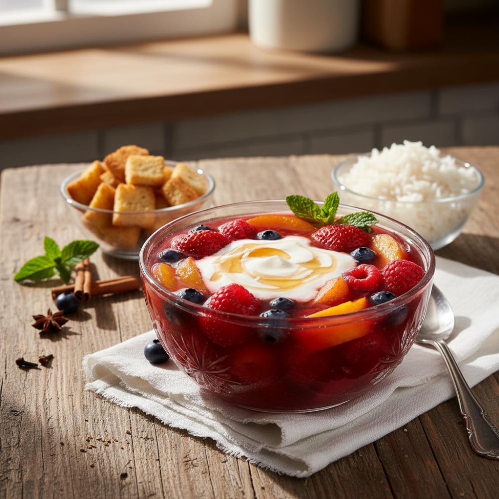 Фруктово-ягодные супы