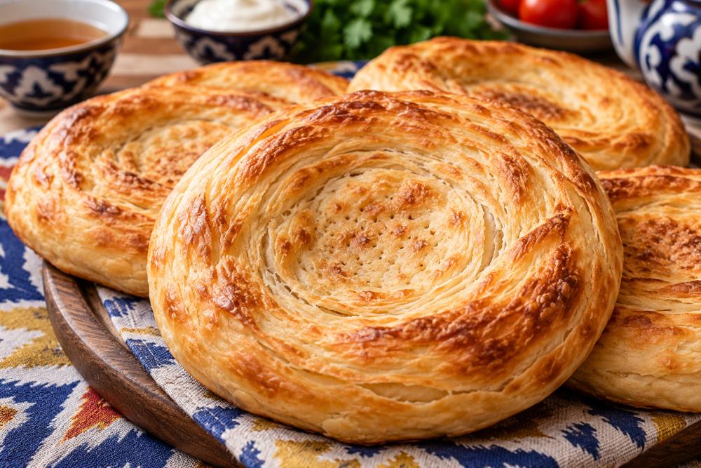 Патырча слоёная узбекская