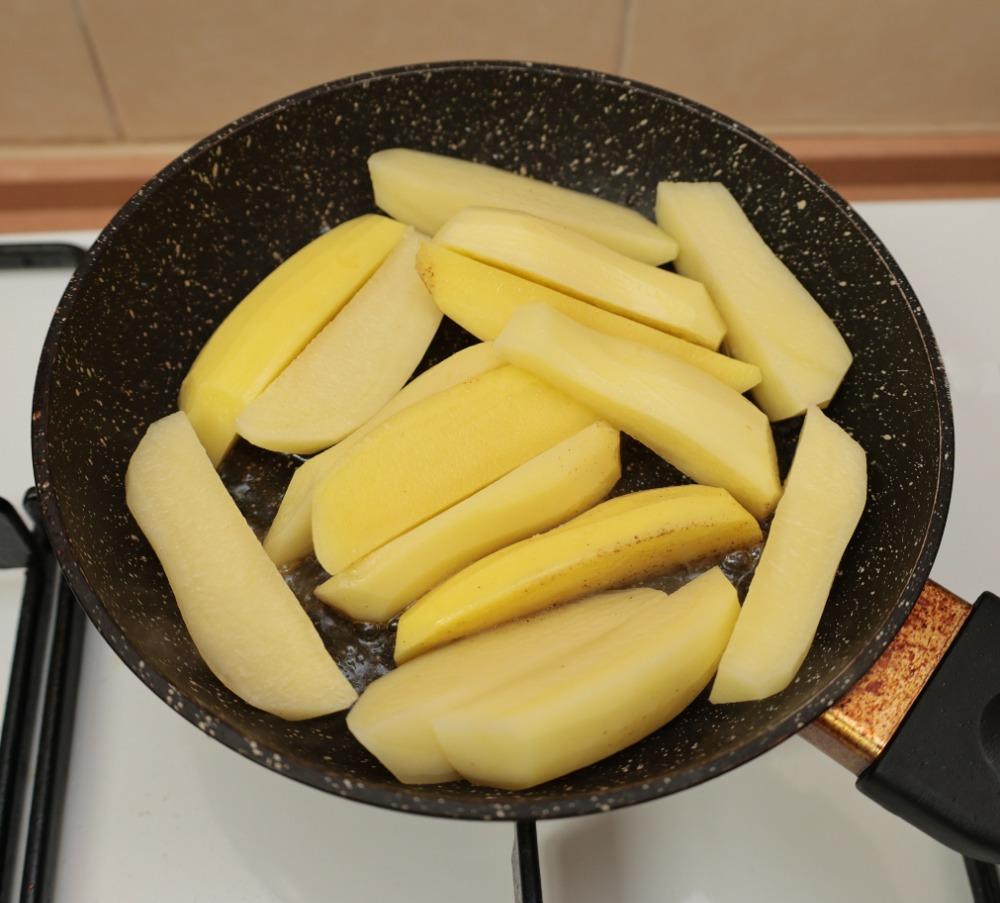 Обжарка картофеля