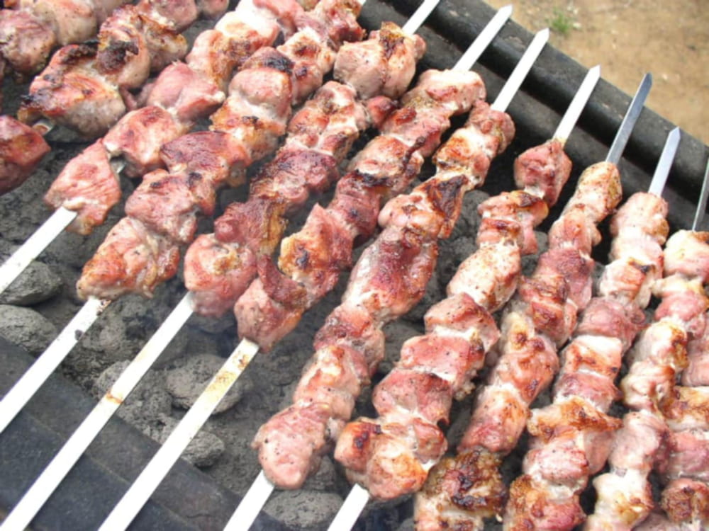 Шашлык из грудки индюшки