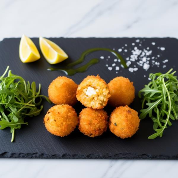 Рисовые шарики с сыром