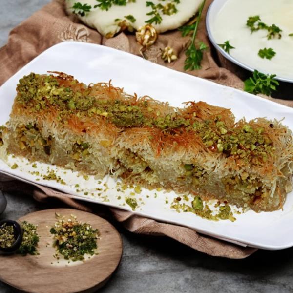 Пахлава из теста кадаиф с фисташками