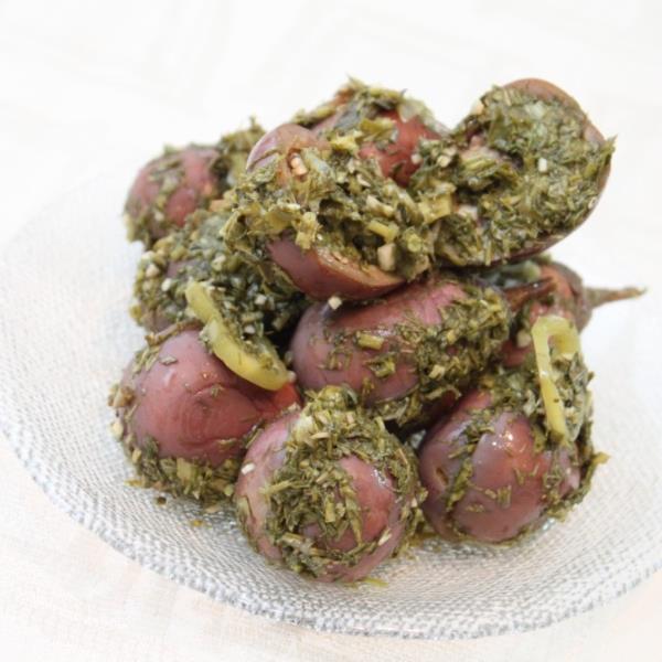 Маринованные фиолетовые мини баклажаны - ОЧОР
