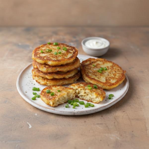 Картофельные латкес на дрожжах