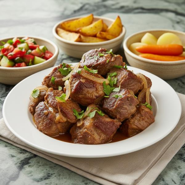 Баранина в собственном соку по‑домашнему