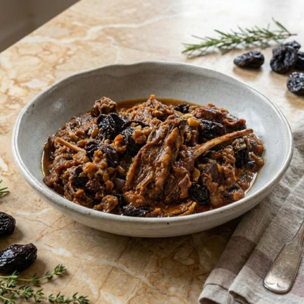 Бараньи ребрышки в сладком соусе