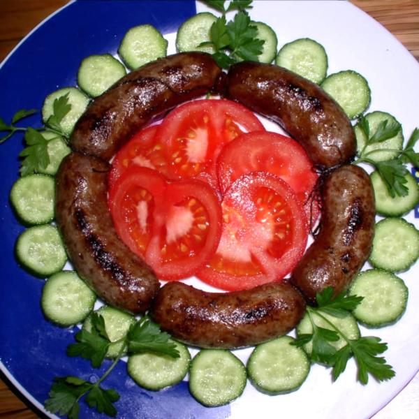 Горячая колбаса из кишки  по Бухарский (Аспурчи)